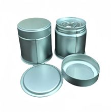 工厂定制磨砂铁抹茶罐40g装抹茶粉铁罐圆形旋盖焊接密封罐茶叶罐