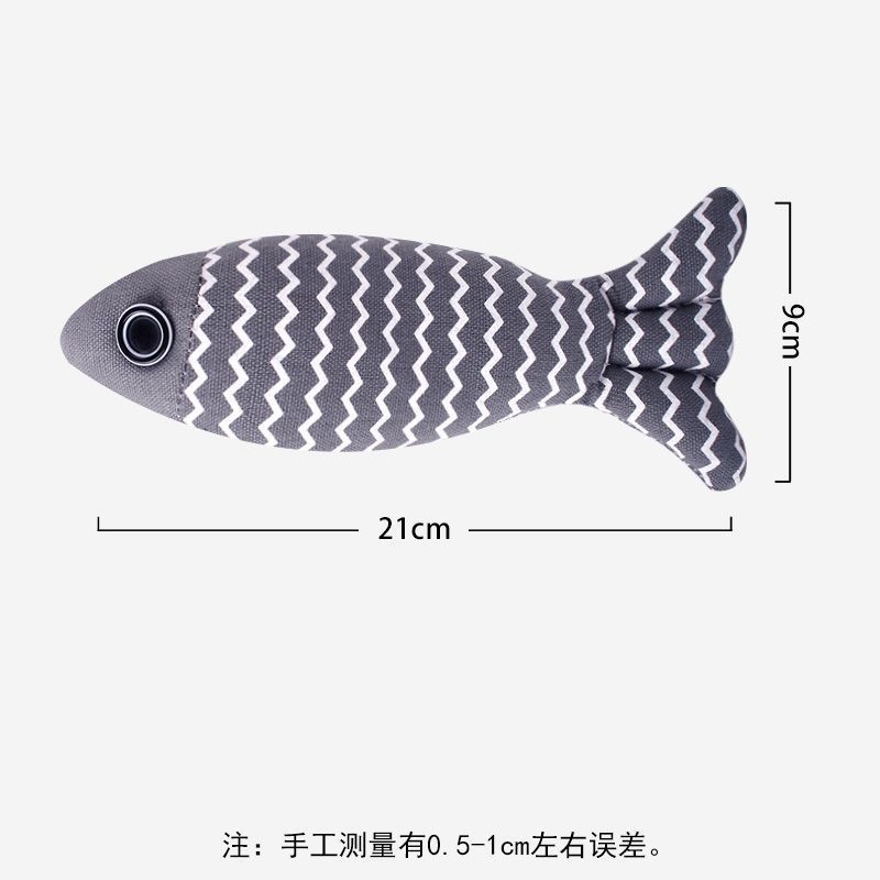 【1】Gray striped fish