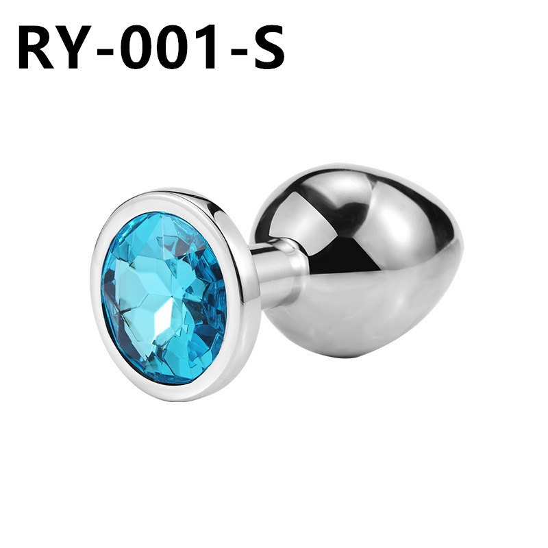 Volver corte metal anal plug adulto hombres y mujeres SM compartir masturbación clímax sexy anal plug adulto suministros pequeño mediano grande