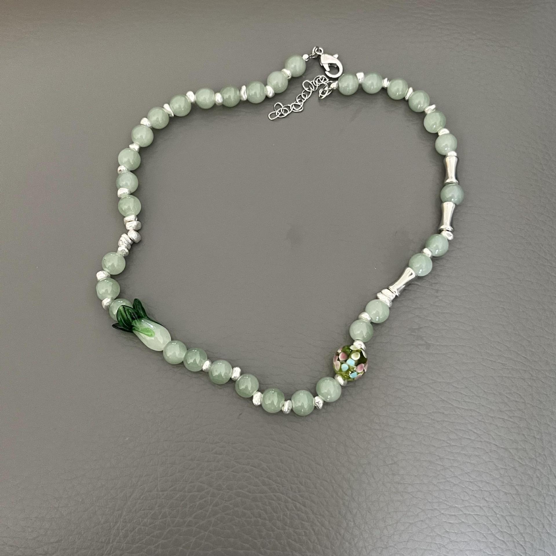 Ethnic Style Geometric Beaded Necklace
