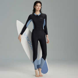 水母衣女防晒长袖沙滩潜水服女连体泳衣大码冲浪服套装2026年新款