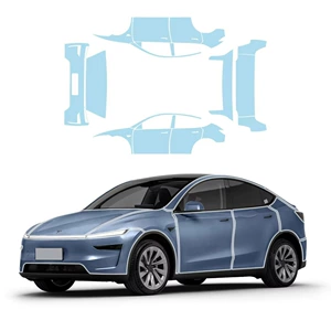 Tesla Model Y (25-26) üçün kəsilmiş TPU görünməz boya qoruyucu film