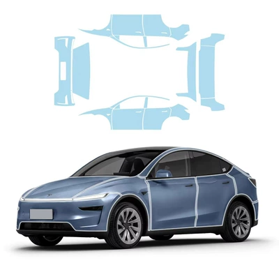 25-26 Models of Tesla's New Model Y Invisible Car Cover Tpu Pre-Cut Paint Protection Film for Specific Vehicles