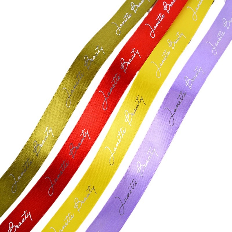 Cinta dorada 2cm cinturón de poliéster dorado plano logotipo dorado cinta fabricante de impresión