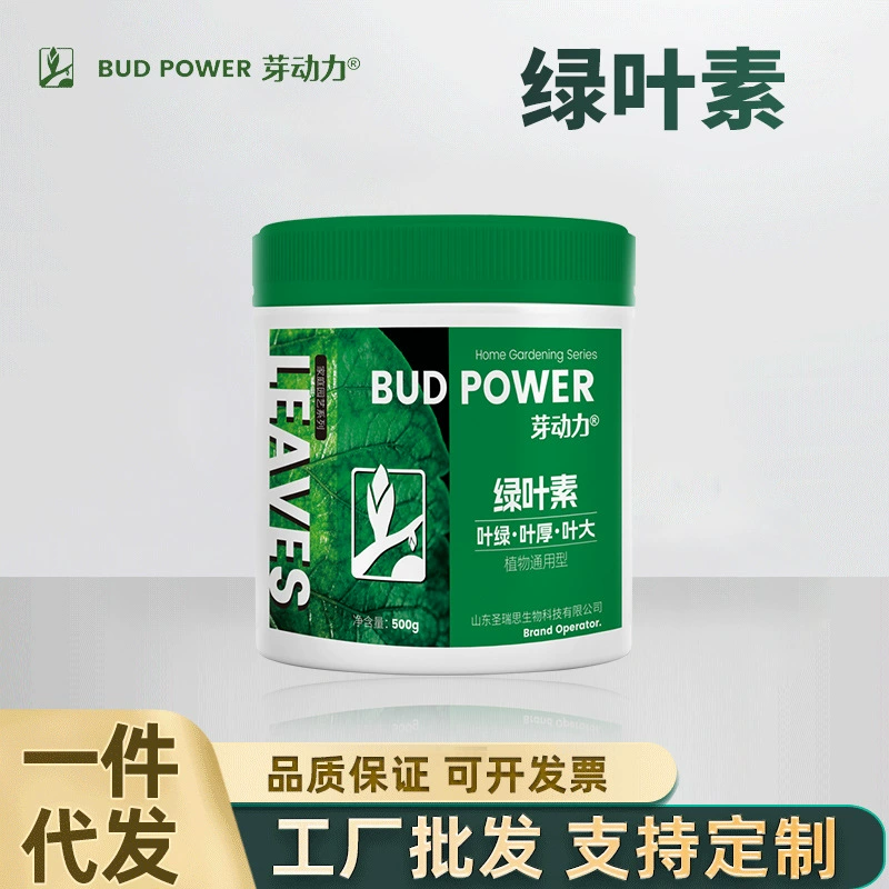 Хлорин призывает цветы и зеленые листья