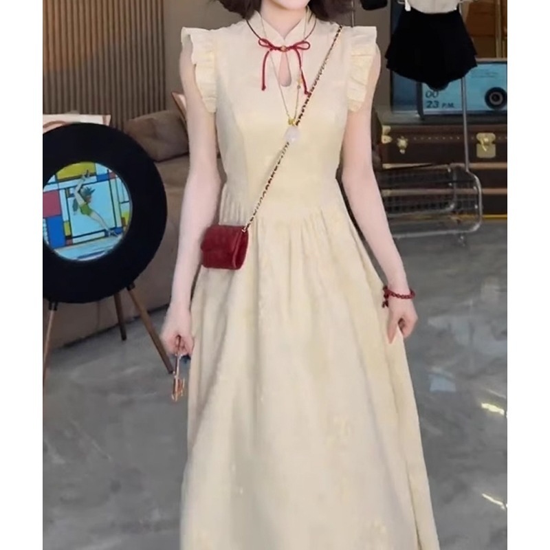 新中式【玄花清梦】夏季时尚气质百搭洋气减龄轻奢设计感连衣裙女|undefined