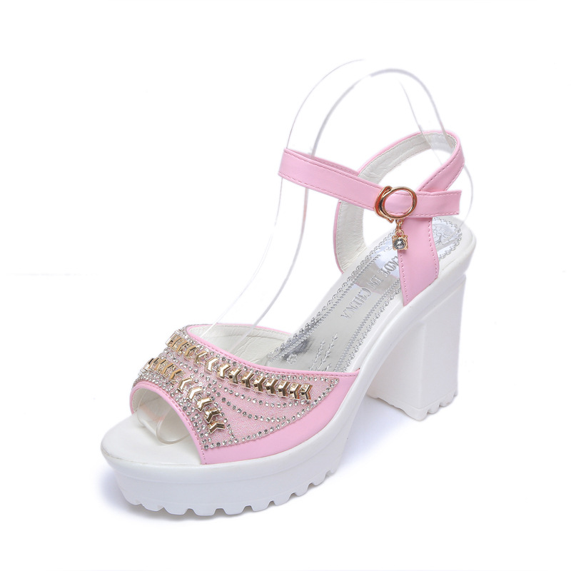 Summer sandals with a strap, Korean style