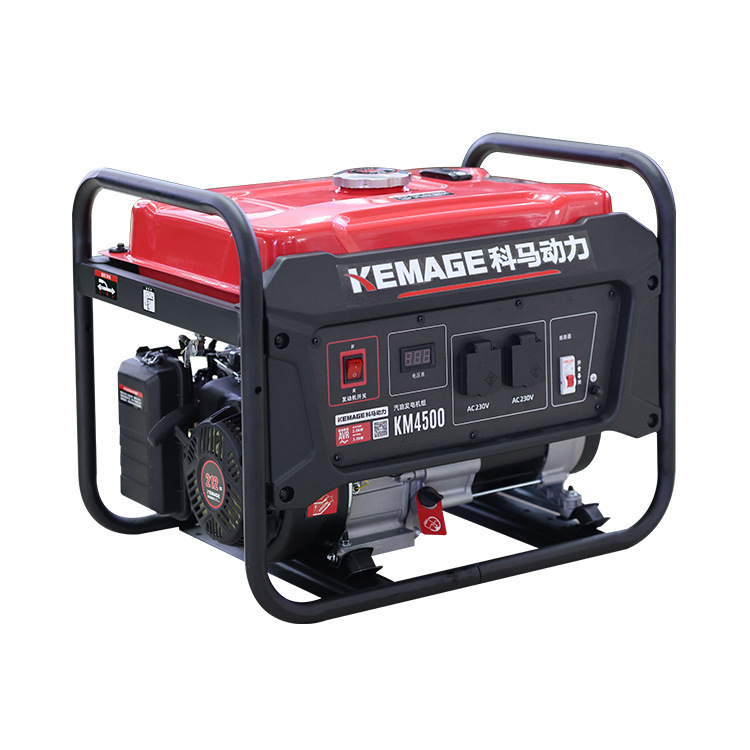 科马KM4500 65 95汽油发电机 3000W220V家用小型户外商用工地 3KW