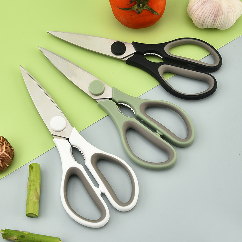 702 Multifunctional Stainless Steel Chicken Bone Scissors, Household Kitchen Scissors, Duck, Fish, Chicken Bone Scissors, Food Barbecue Scissors, in Stock