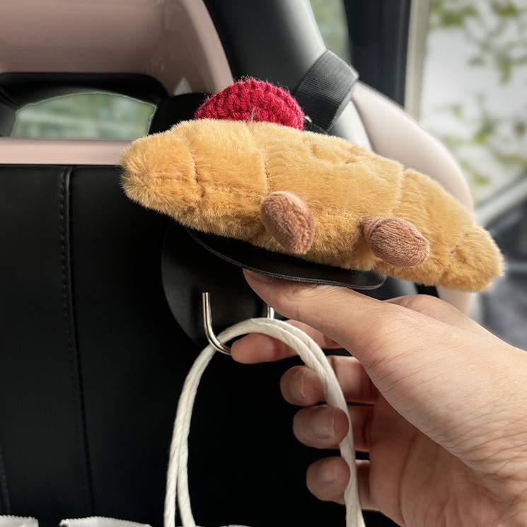 gancho de automóvil trasero gancho de automóvil creativo gancho de automóvil multifuncional gancho de asiento trasero gancho de dibujos animados oculto gancho