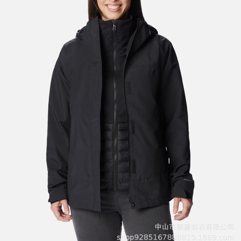 Three-In-One Outdoor Waterproof and Windproof Jacket, Mountaineering Jacket, Cross-Border European and American Style Outdoor Windbreaker, Casual Jacket