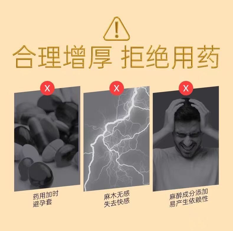 Elephant Huanjiu 4V Latex Condoms, 3-Pack, Medium, Smooth Surface — detail image 14