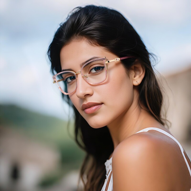 86011 Cross-Border Gold Plastic Fashion Anti-Blue Light Glasses Personalized Cat Eye Optical Frame Women's Light Luxury Myopia Frame 86011 Cross-Border Gold Plastic Fashion Anti-Blue Light Glasses Personalized Cat Eye Optical Frame Women's Light Luxury Myopia Frame