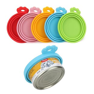 Pet Canned Cover Pet Supplies Cat Food Dog Food Canned Sealing Cover Sealing Cover Three-in-One Silicone Canned Cover
