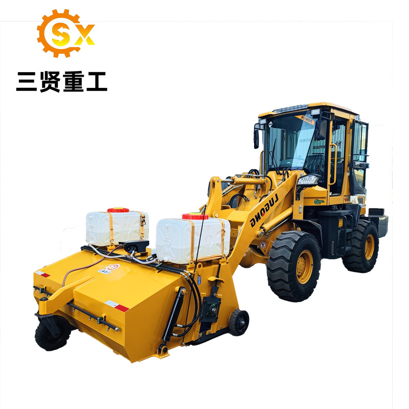 鲁工装载机改装清扫器扫路机道路石子杂物快速清 厂家长期供应