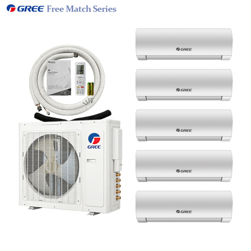 Gree Central Air Conditioner with Optional 24000Btu Single Cooling 2.5 Hp Multi-Split Outdoor Unit, Inverter R32 220V