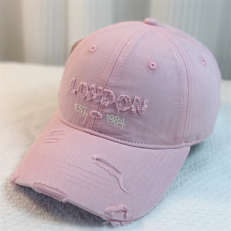 Primavera nueva cabeza grande vaquero lavar gorra de pato para niños blando sombrero de béisbol americano sombrero de moda masculino sombrero protector solar