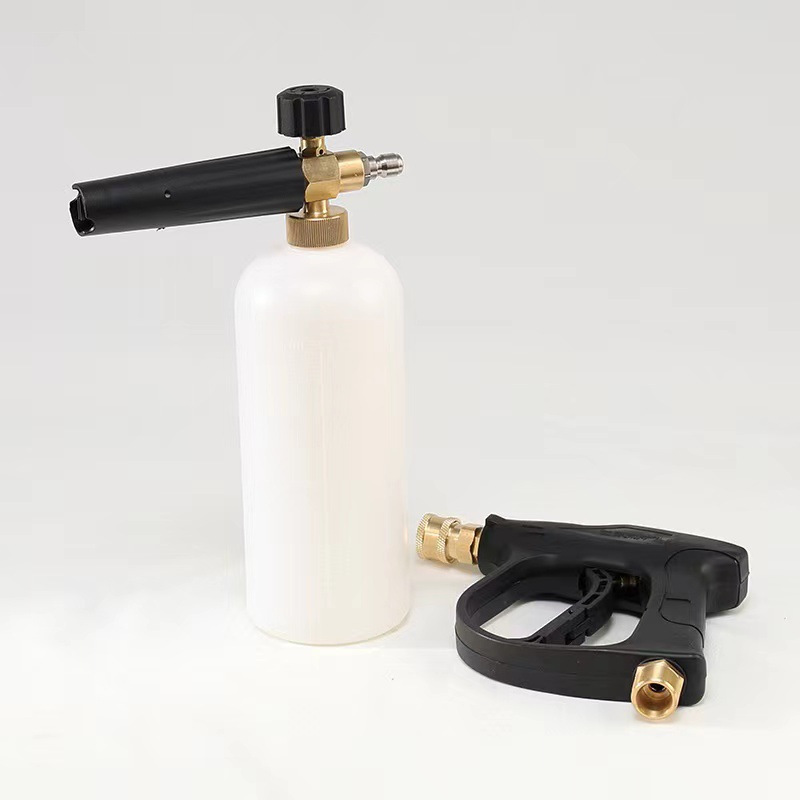 High-pressure washer PA pot universal spray gun, household high-pressure car washer nozzle, PA foam pot, complete set of spray pots for cars