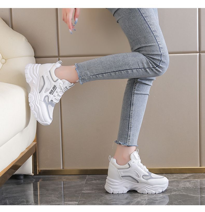 Damen Lederschuhe Arbeitsschuhe Sneakers Stoff Bequeme Sneakers Schuhe_voghion.com