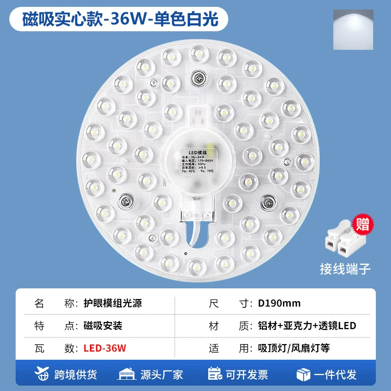 LED потолочный светильник, энергосберегающая лампа, сверхяркий источник света для помещений, магнитная светодиодная лента, лампочка, индустриальный дизайн