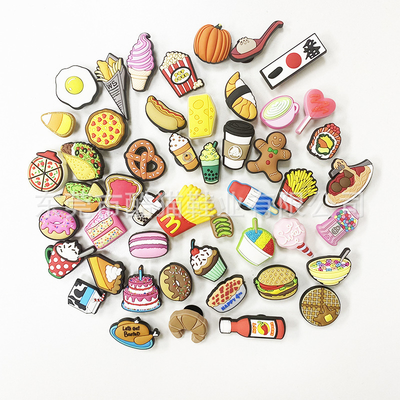 New Cave Shoes Flower Shoe Buckle Cartoon Cave Shoes Flower Shoes Upper Decorations Accessories Gourmet Series
