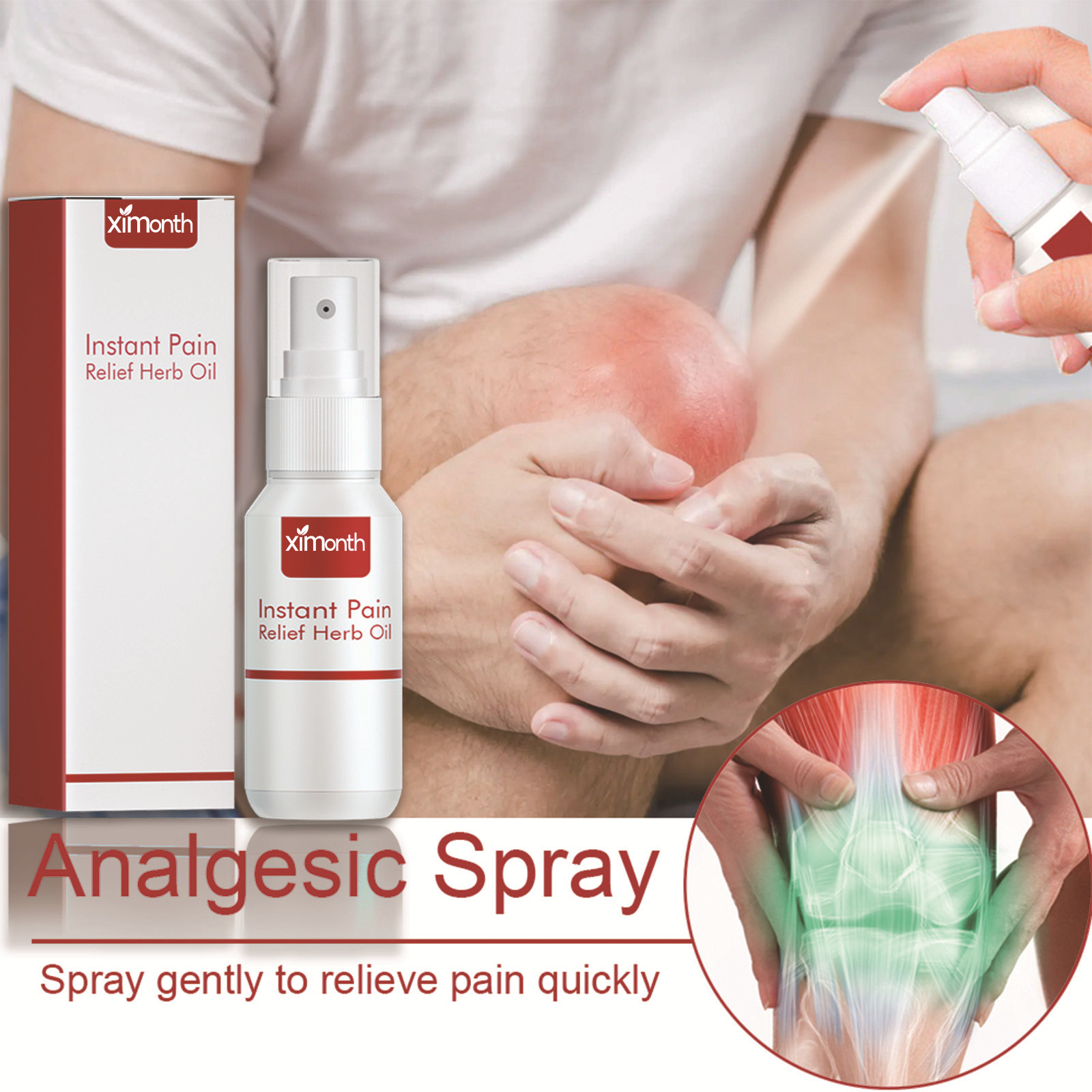 Ximonth Joint Care Spray Is a Body Care Solution for Sore Knees, Cervical and Lumbar Joints