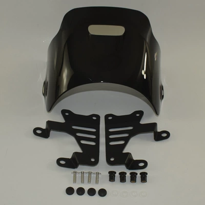 Suitable for Yamaha Xsr900 2022-2025 Modified Motorcycle Front Windshield Windshield Windshield (Motorcycle front windshield) - smoky-black
