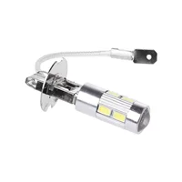 Светодиодный свет на крыше автомобиля Светодиодный H3 H1 10SMD 5630 Подсвеченные ходовые огни туманные лампочки декодированные противотуманные фары