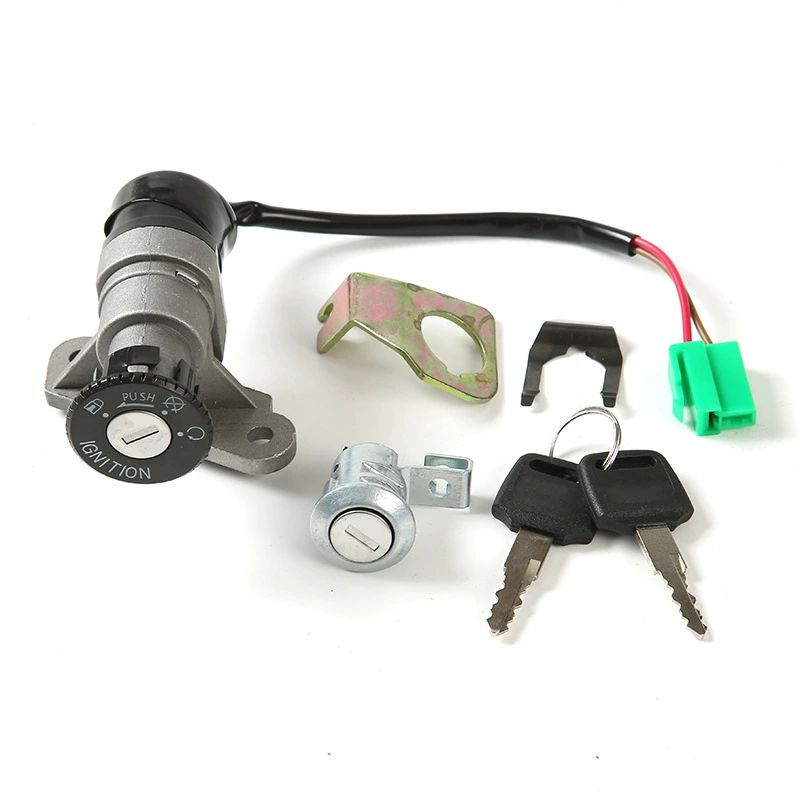 Электрический дверной замок Suzuki 110 второй замок внедорожный мотоцикл модифицированные аксессуары для запуска питания выключатель зажигания Электрический дверной замок