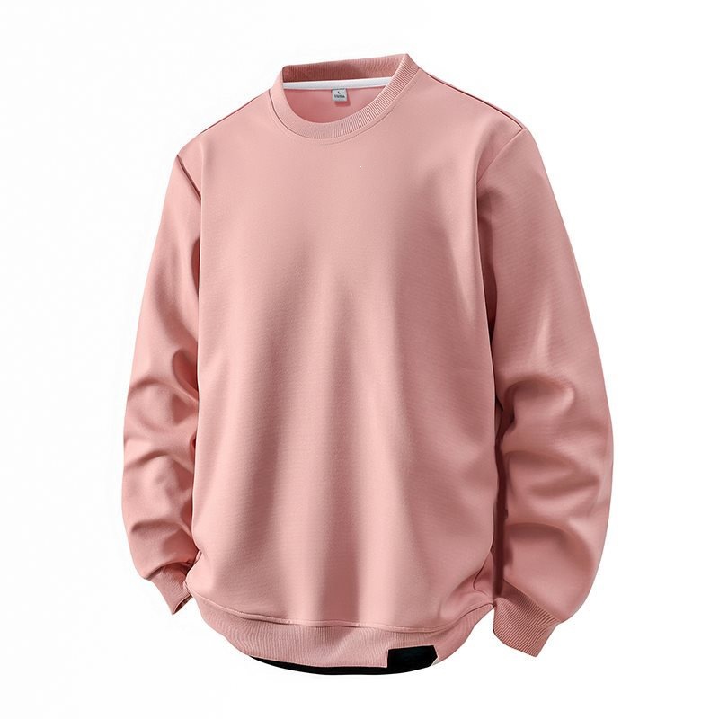 Men's plus size sweatshirt (M-8XL), suitable for spring and autumn, casual and versatile crew neck sweatshirt, fashionable and trendy.