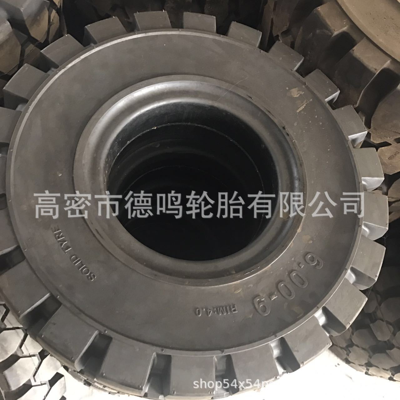 Neumático sólido de la carretilla elevadora del neumático sólido de la ingeniería de las ventas 600-9 700-12 engrosamiento del neumático de la carretilla elevadora del remolque