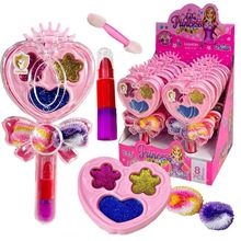 儿童创意糖果玩具皇冠化妆盒彩妆口红饰品套装小女孩礼物超市零售