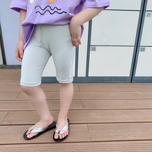【清仓-不退换】夏季女童高弹鲨鱼皮裤五分打底裤中裤宝宝短裤