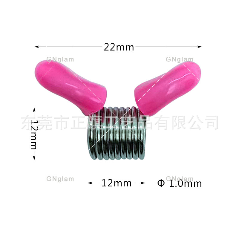 穿珠夹线止珠弹簧-24