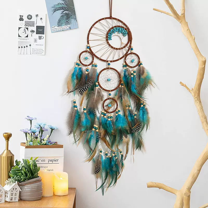 捕梦网挂件古典门挂高颜值卧室床头挂饰风铃少女心生日礼物送女生