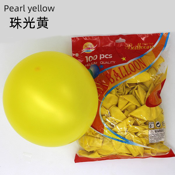 12 pulgadas amarillo perlado