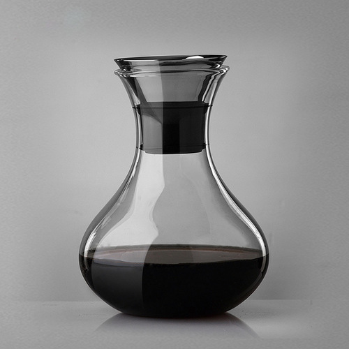Wholesale hand-blown decanter, high borosilicate red wine bottle, glass jug, heat-resistant juice jug, decanter for home use