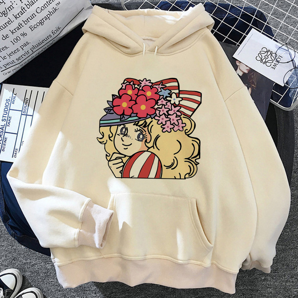 Candy Candy Anime hoodies women aesthetic setwear Hooded