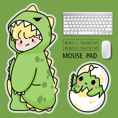 Asymmetric mouse pad desk mat cartoon animal ultra large mouse pad office mouse pad anime brand mouse pad wholesale