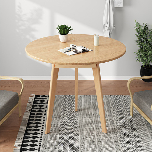Coffee table reception balcony coffee table simple milk tea shop small round table home simple company negotiation table and chair combination