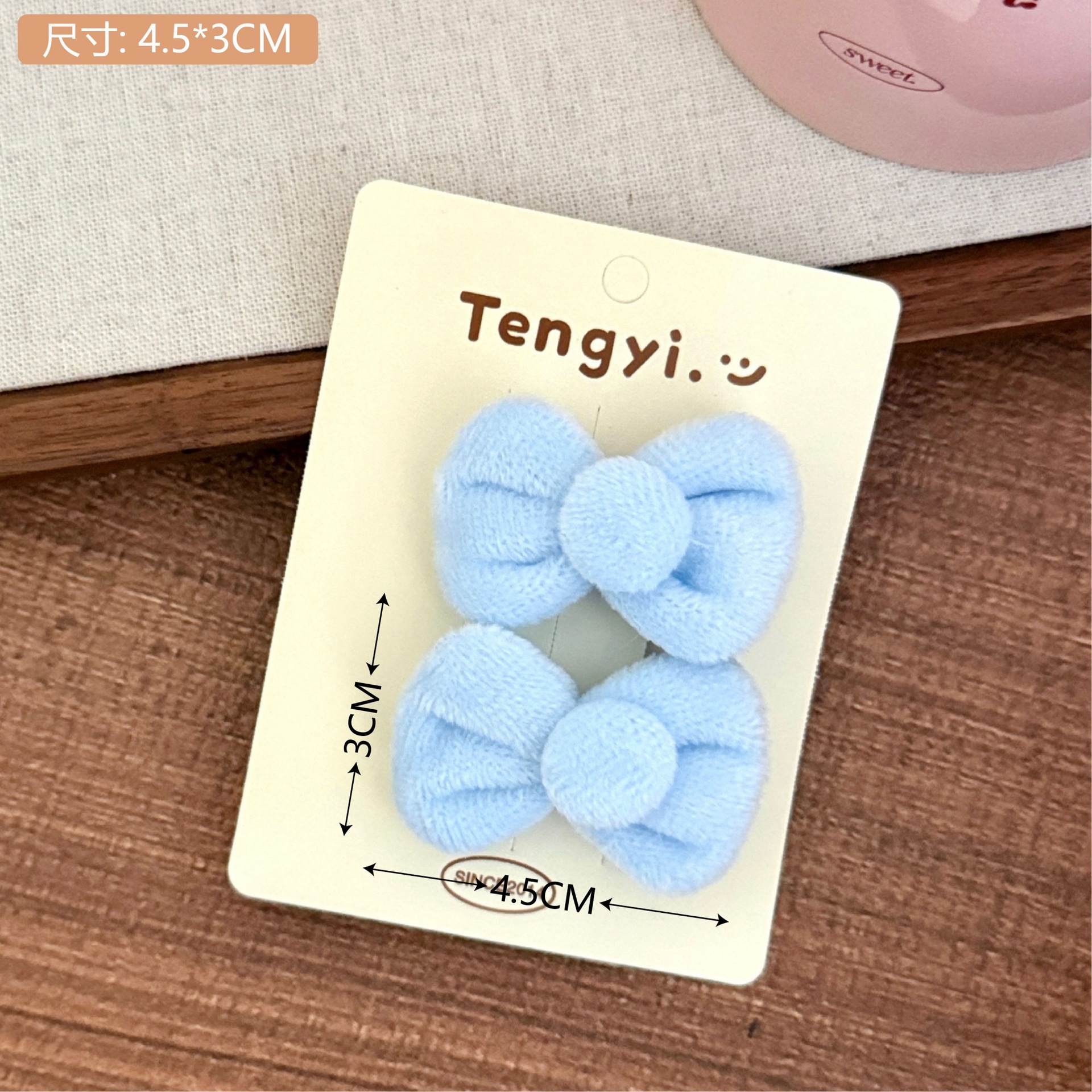 Dulce sensación de la niña arco rojo abrazadera de cabello de cabello de cabello de moda abrazadera de cabello de cola de caballo abrazadera de cabello accesorios