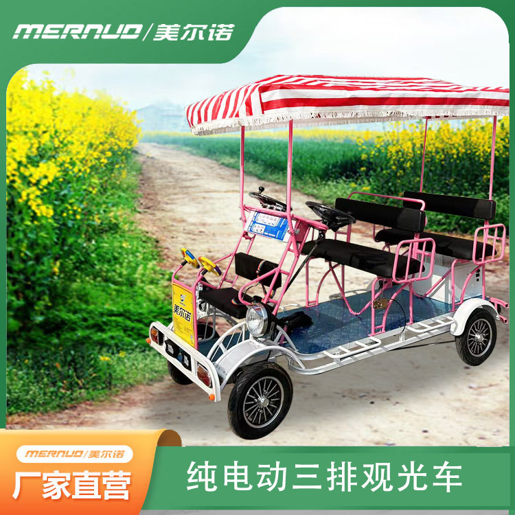 电动观光车生产厂家景区游览四人公园代步四轮骑行出租6人老爷车