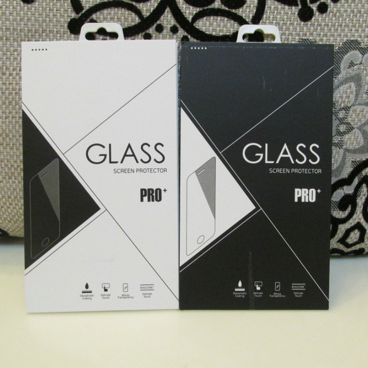 适用iphone手机钢化膜包装彩色纸盒边框包装盒手机保护膜通用包装