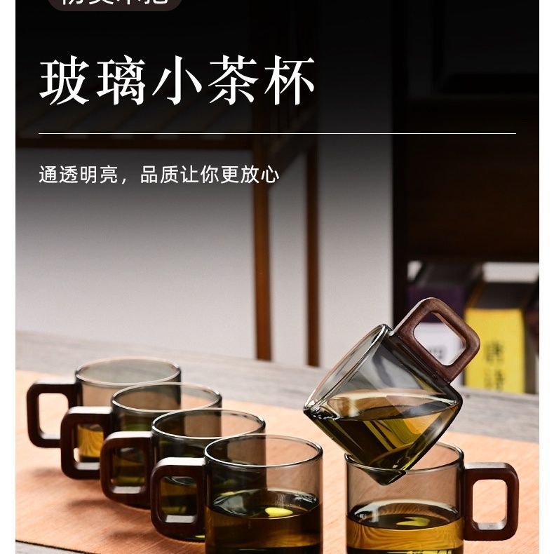 Glass Tea Cup Home Personal Glass Cup Cup resistance High…