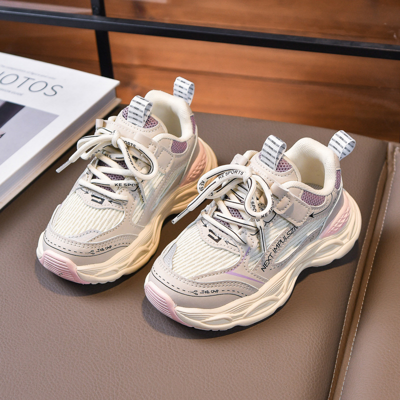 2026 primavera zapatos para niños nuevos zapatos deportivos para niños zapatos de red para niños zapatos de correr de suela suave para niñas un cabello