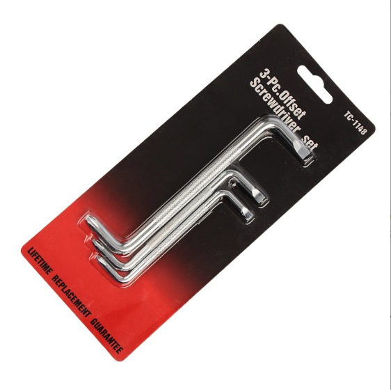 Destornillador de codo en ángulo recto Destornillador en forma de Z en forma de S Destornillador de flor de ciruelo cruzado de una palabra Mini llave de destornillador de doble propósito