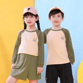 儿童长袖t恤男童春秋款上衣女童打底衫潮童装冬季中小童衣服体桖