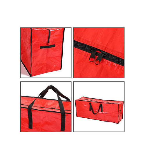 Amazon Cross-border Christmas tree storage bag PE woven large-capacity gift storage bag moving bag luggage storage bag