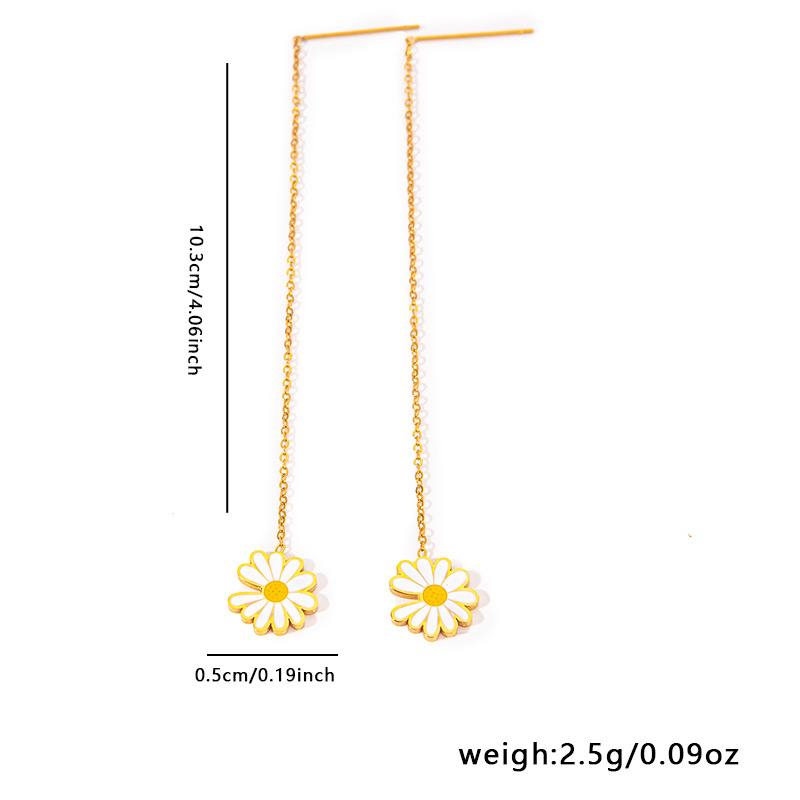 6g Weight 0.03µm Gold Plating Thickness Electroplated Gold Plating Process 201 Stainless Steel Ear Needle Material Golden Plated Plating Material Stone-Free Inlay Material Earrings Classification 1 Pair Quantity Daily Occasion 201 Stainless Steel Material Heart Shape, Flower, Butterfly Pattern Women's Gender IG Style Style Inlay Craft 1 Pair IG Style Heart Shape Flower Butterfly Inlay 304 Stainless Steel Shell Drop Earrings 16