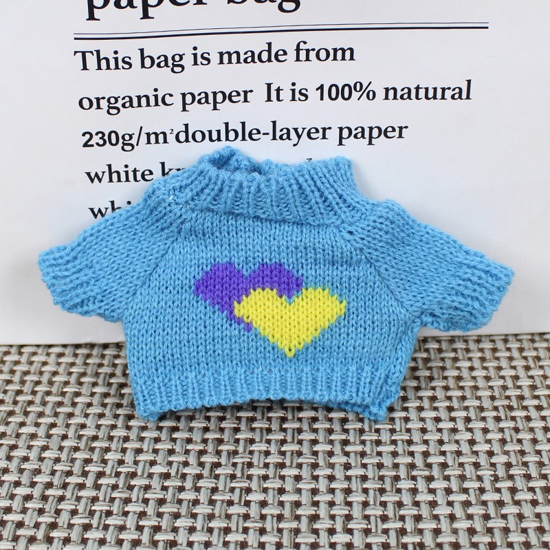 Teddy Bear muñeca reemplazo suéter 20cm ropa de bebé al por mayor Teddy Bear jefe perro muñeca de algodón juguetes accesorios de ropa